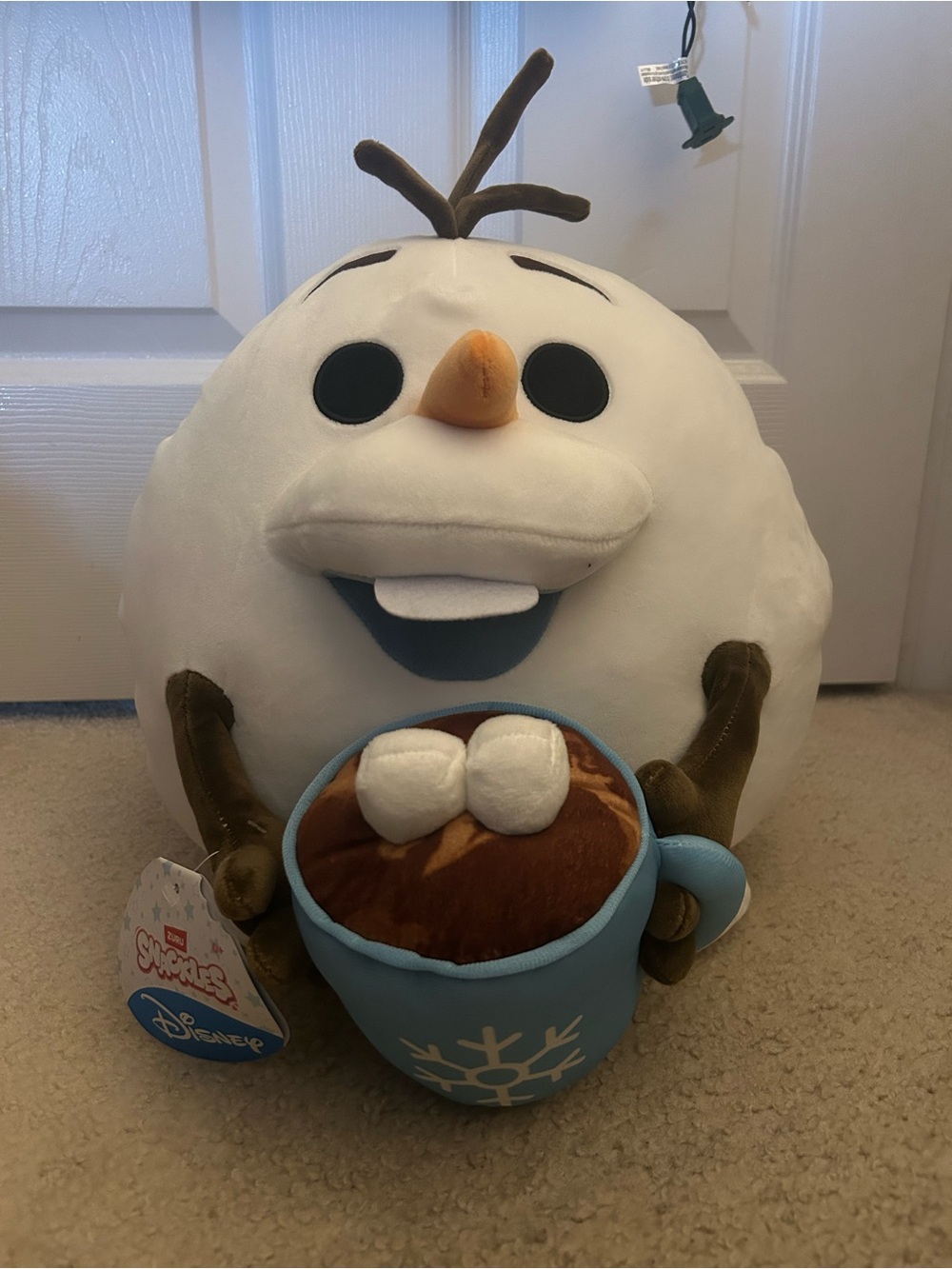Snackles Disney 14" Olaf with Hot Chocolate Plush